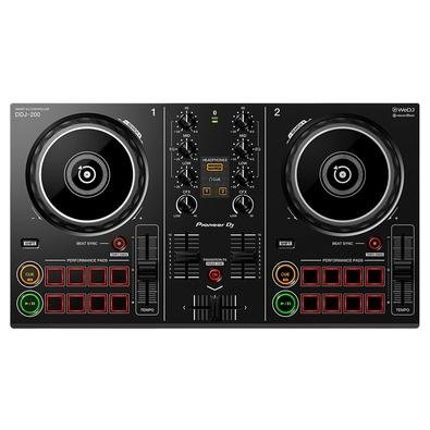 Controladora para DJ Pioneer DDJ 200, 8 Pads, Rekordbox, Portátil, Preto - DDJ200