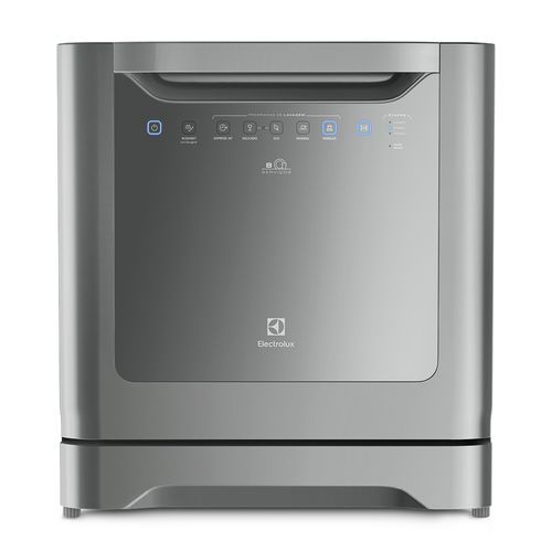 Lava-Louças Electrolux 8 Serviços Inox Compacta com Programa Eco (LE08S)