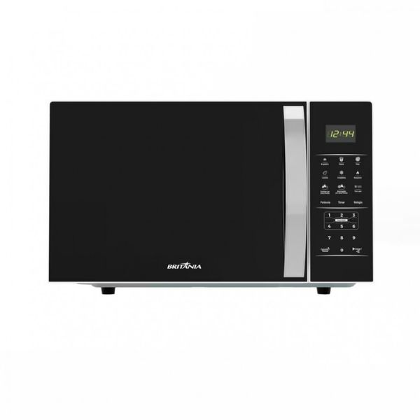 Micro-ondas Britânia BMO28 com Função Timer e Descongelar 25L Preto e Branco / 220V