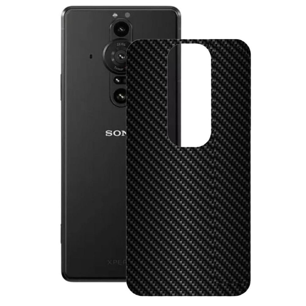 Pelicula para Sony Xperia PRO-l - Traseira de Fibra de Carbono Preta - Gshield