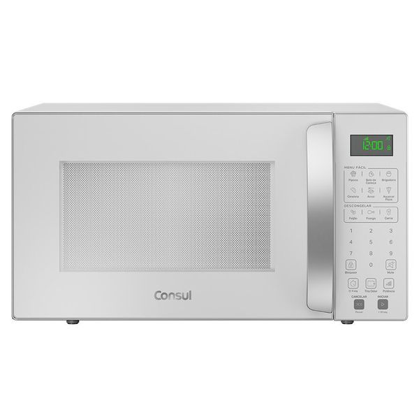 Microondas 32 Litros com Menu Fácil 900W CMS46AB Consul Branco / 110V