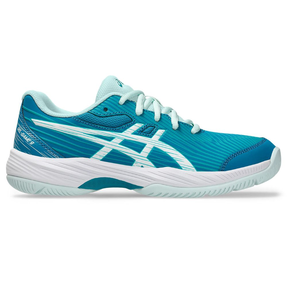 Tênis ASICS GEL-Game 9 GS - Infantil - Azul com Branco