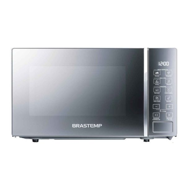 Microondas 20 Litros Espelhado BMS20AR Brastemp Inox / 220V