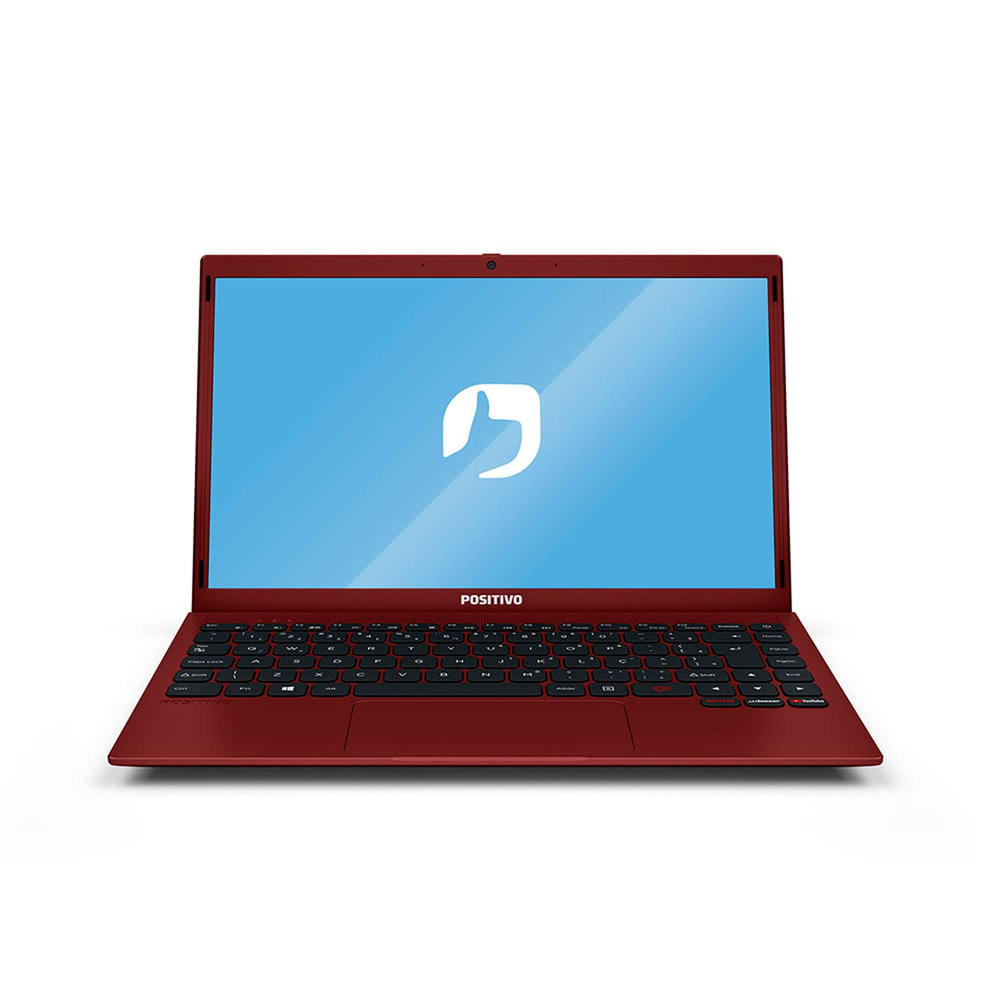 Notebook Positivo Motion Q4128CI Intel® Atom® Z8350 Linux 4GB RAM 128GB eMMC 14,1" LED HD - Vermelho