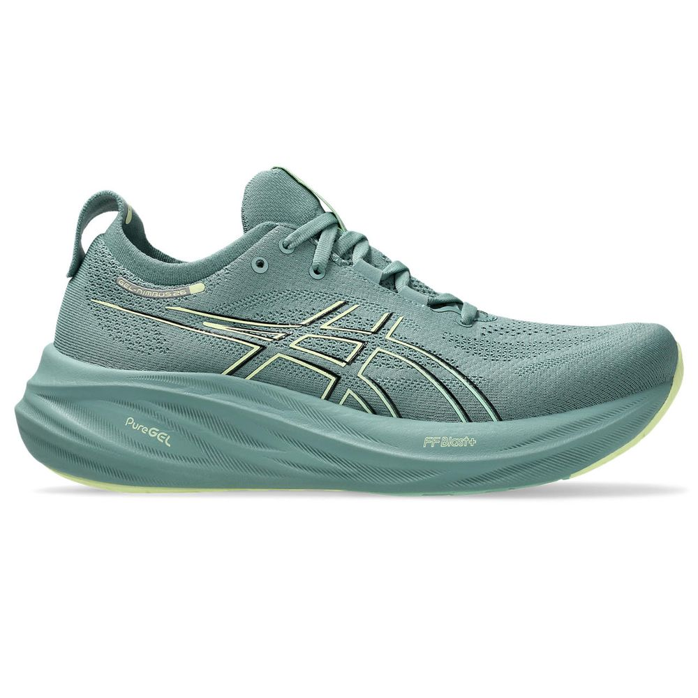 Tênis ASICS GEL-Nimbus 26 - Masculino - Verde