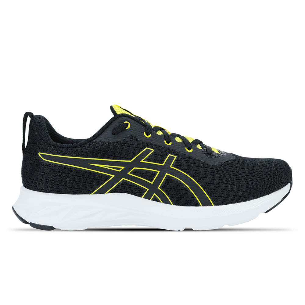 Tênis ASICS Versablast 2 SE - Masculino - Preto com Branco e Amarelo