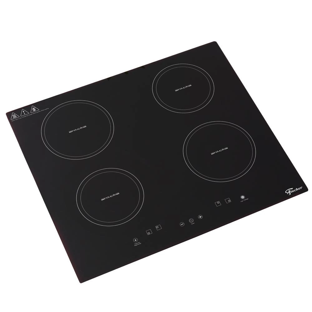 Cooktop Vitrocerâmico Por Indução Fischer 4 Queimadores Touch 220v