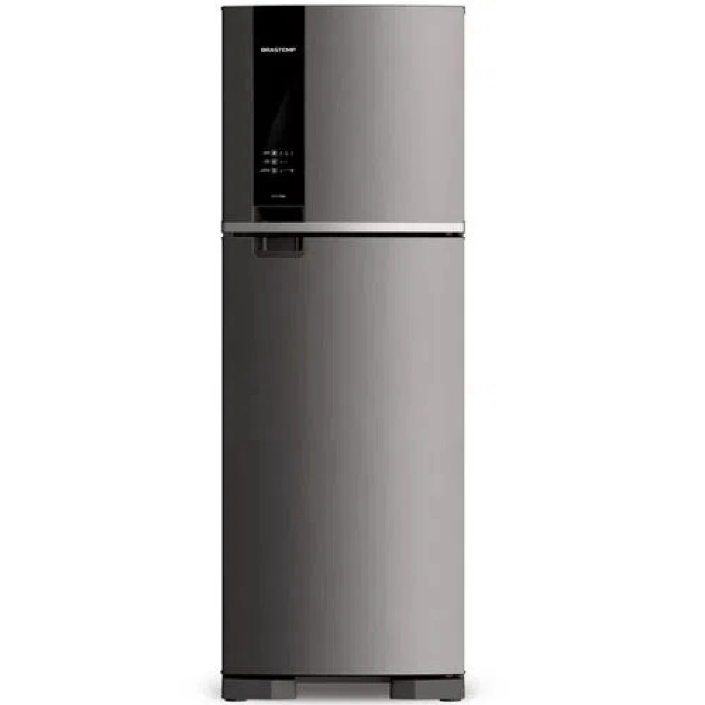 Geladeira Brastemp Frost Free Duplex 400 Litros Inox Com Freeze Control BRM54JK