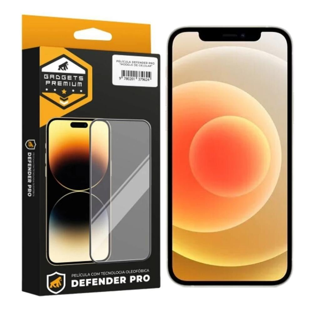 Pelicula para iPhone 12 - Defender Pro - Preta - Gshield