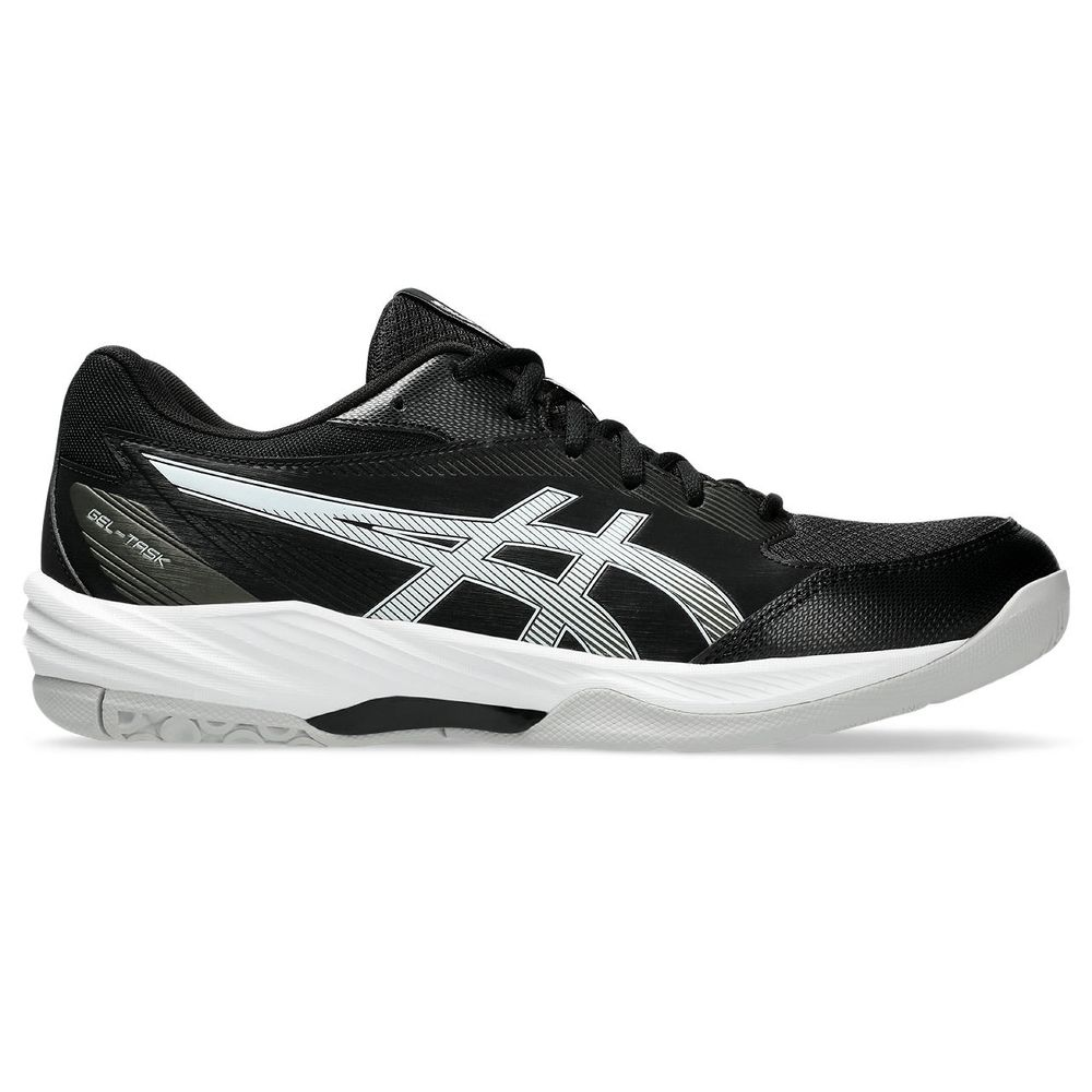 Tênis ASICS GEL-Task 4 - Masculino - Preto com Branco e Cinza