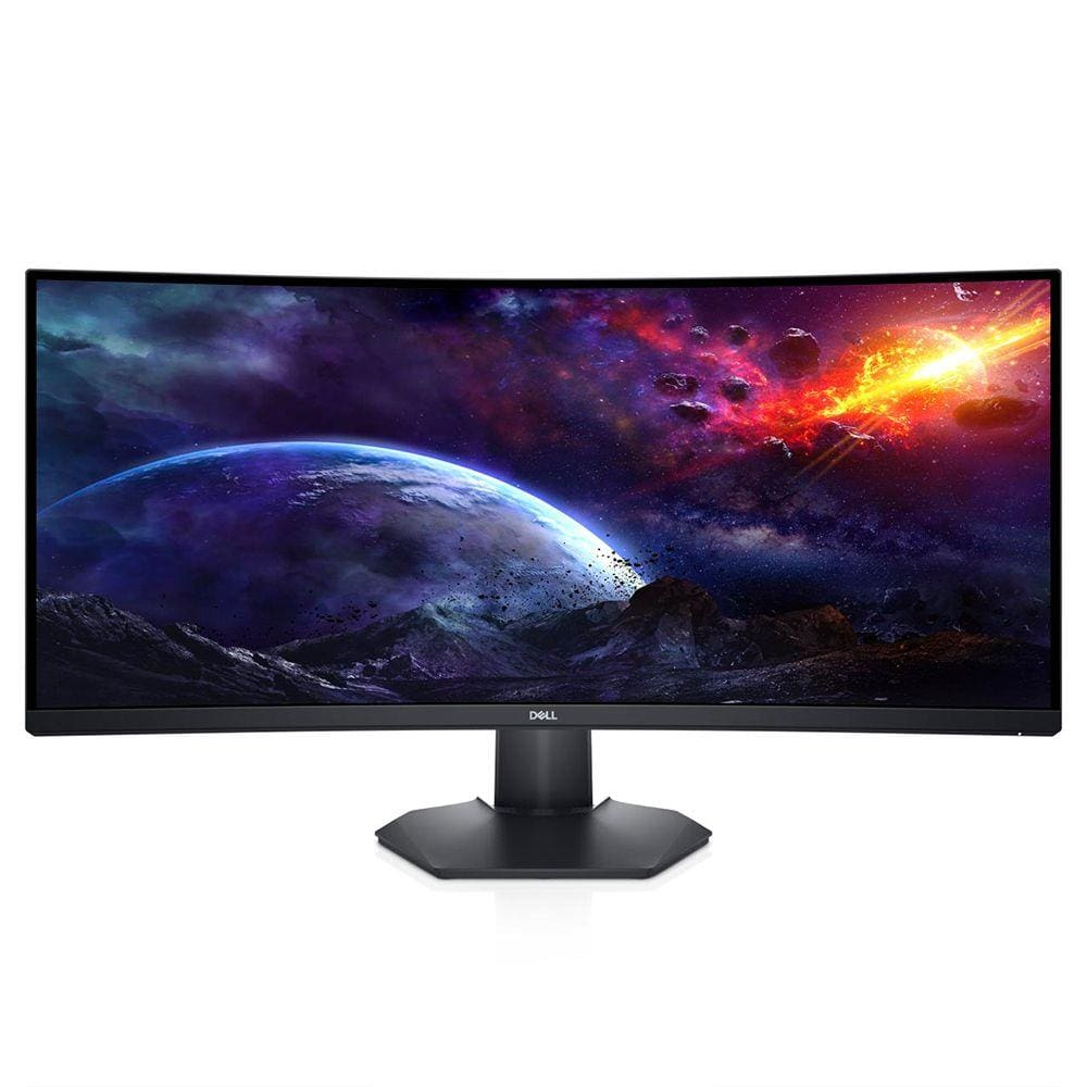 Monitor Dell Curvo Wqhd 34 S3422dwg Preto