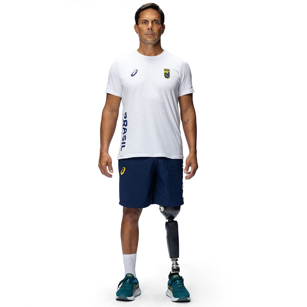 Camiseta ASICS CPB Oficial - Masculina - Branca