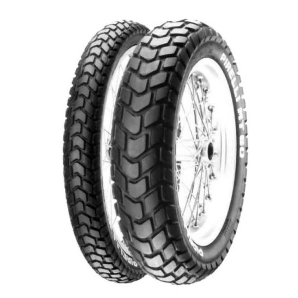 Kit Com 2 Pneus MT60 Pirelli 110/90-17 + 90/90-19