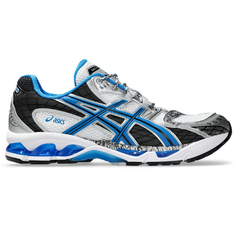 Tênis ASICS GEL-Nimbus 10.1 - Masculino - Branco com Azul e Preto