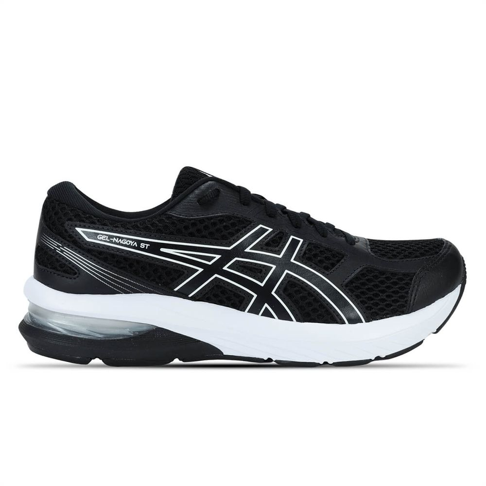 Tênis ASICS GEL-Nagoya St - Feminino - Preto com Branco