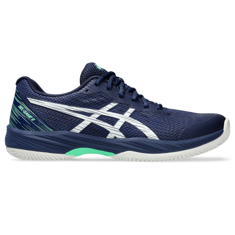 Tênis ASICS GEL-Game 9 Clay/Oc - Masculino - Azul Marinho com Branco