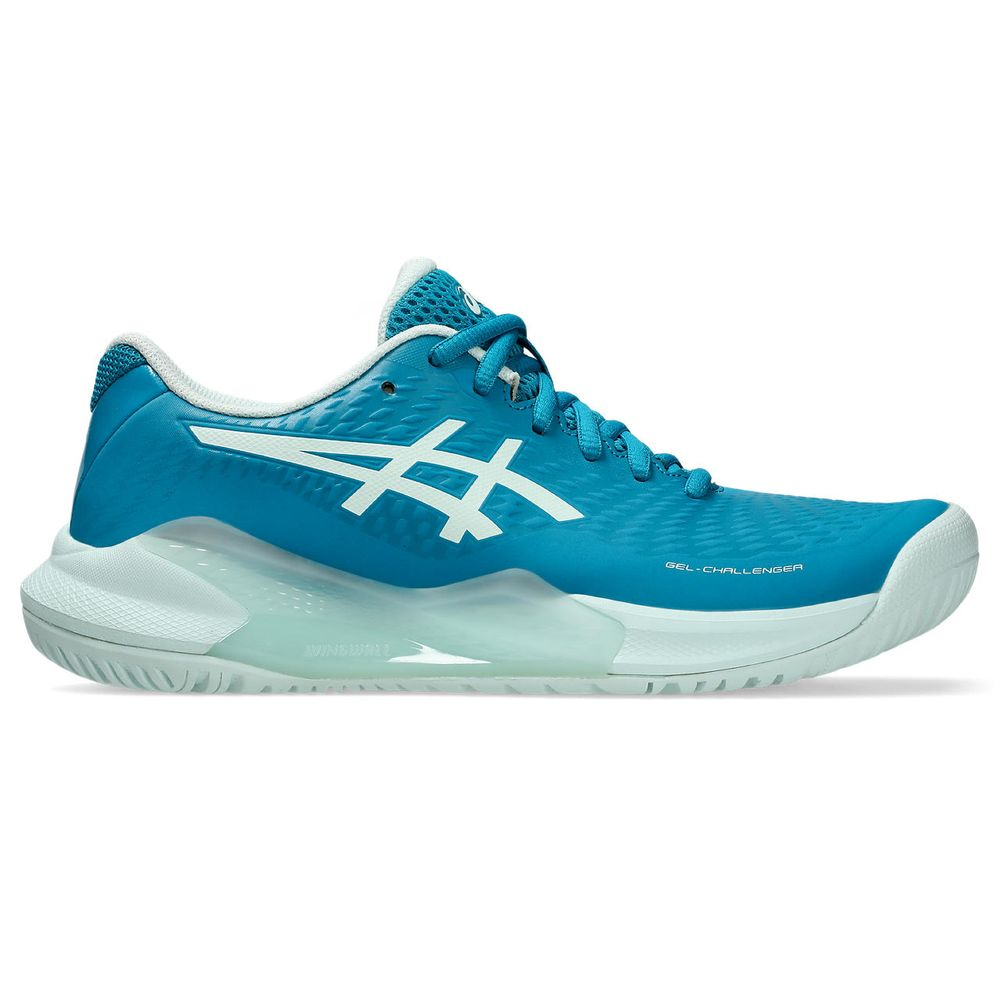 Tênis ASICS GEL-Challenger 14 - Feminino - Azul com Verde