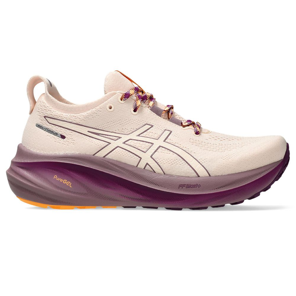 Tênis ASICS GEL-Nimbus 26 TR - Feminino - Rosa com Roxo