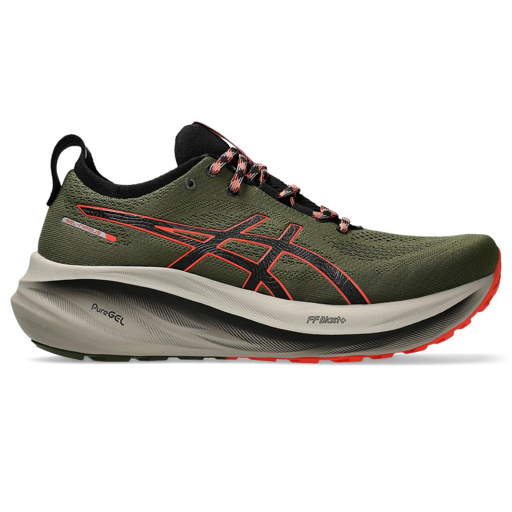 Tênis ASICS GEL-Nimbus 26 TR - Masculino - Vermelho