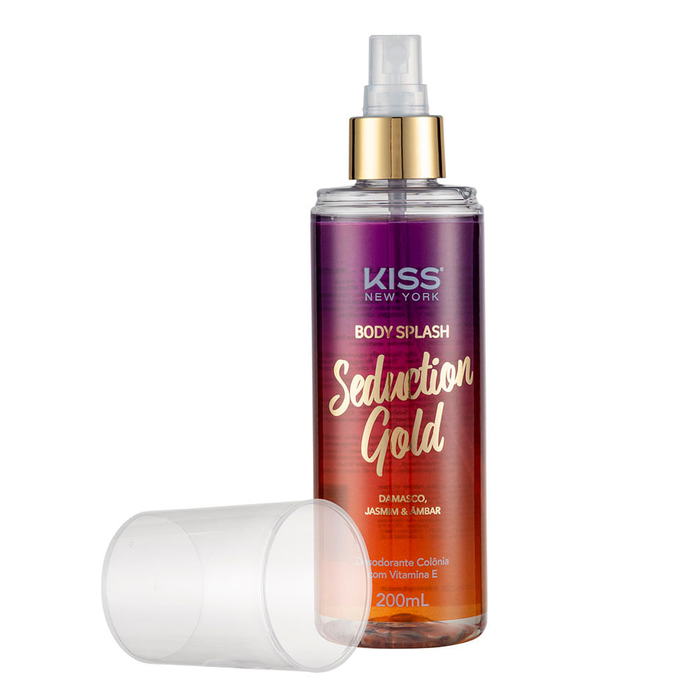 Body splash seduction gold kiss new york 200ml