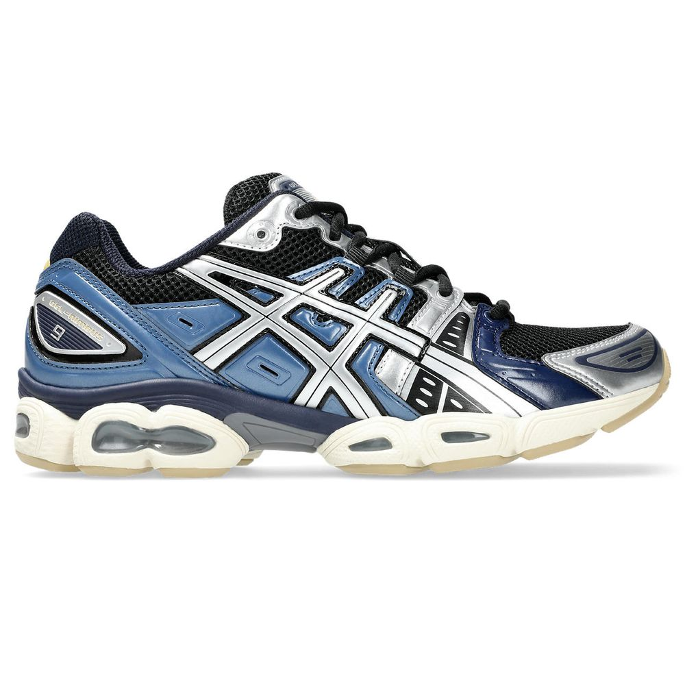 Tênis ASICS GEL-Nimbus 9 - Masculino - Preto/Prata