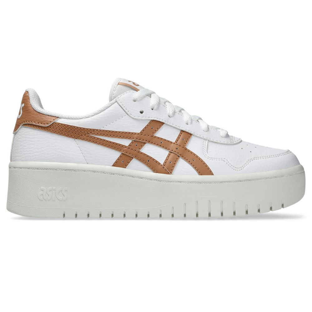 Tênis ASICS Japan S PF - Feminino - Branco com Marrom