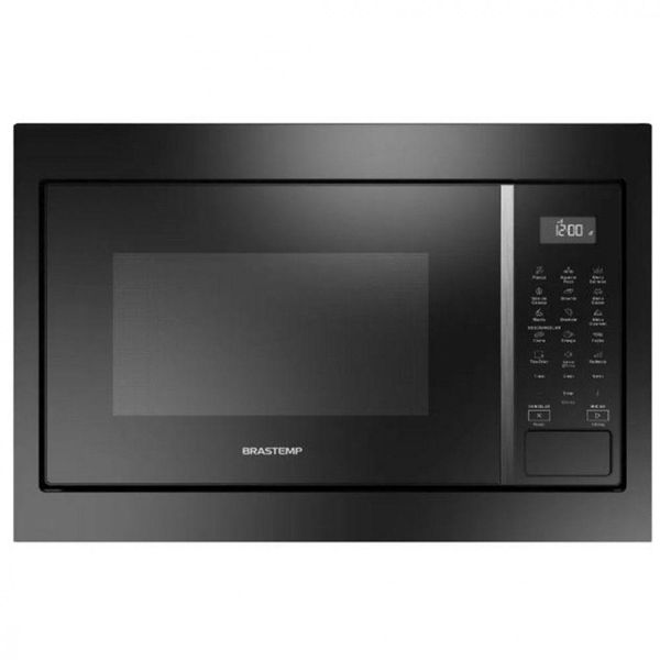 Micro-ondas De Embutir Brastemp 32l Bm146aeana Preto 127v 110