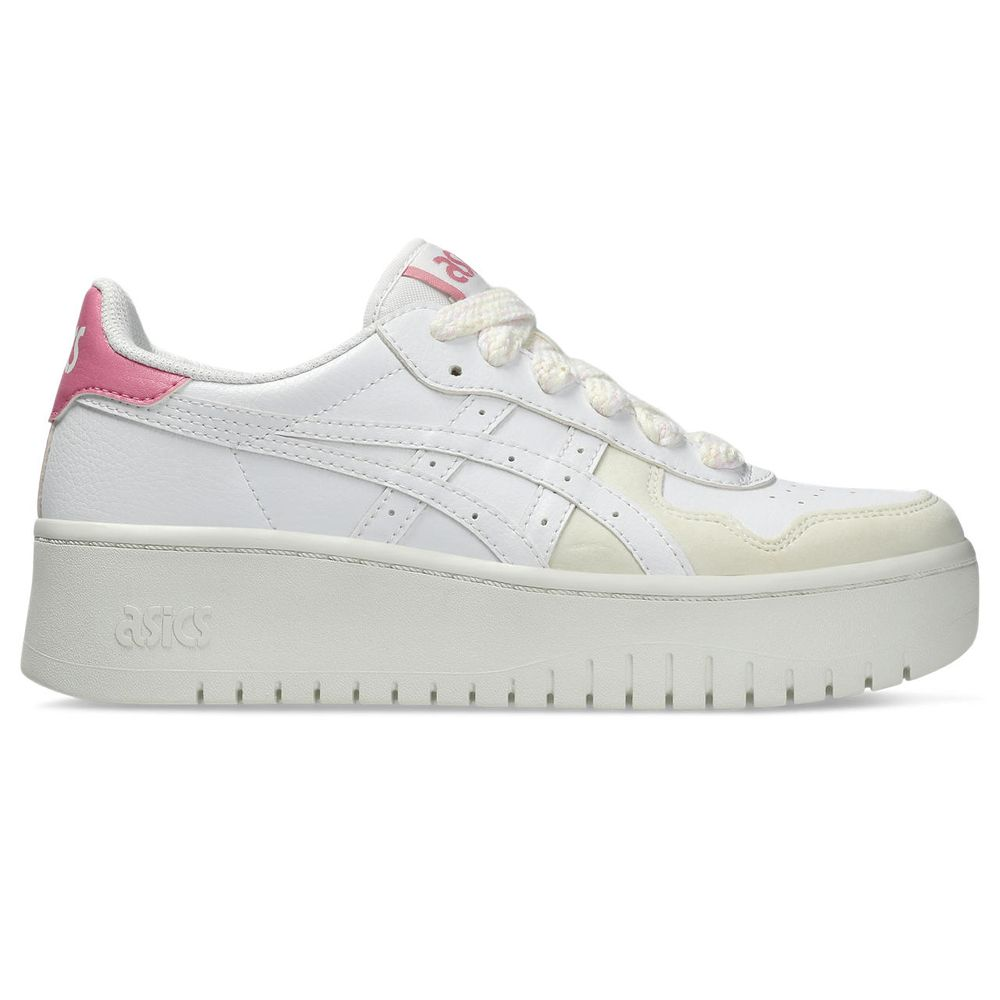 Tênis ASICS Japan S PF - Feminino - Branco com Cinza e Roxo