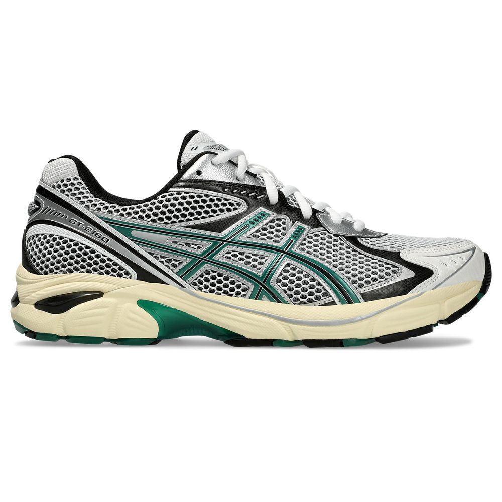 Tênis ASICS GT-2160 - Masculino - Branco com Creme e Verde