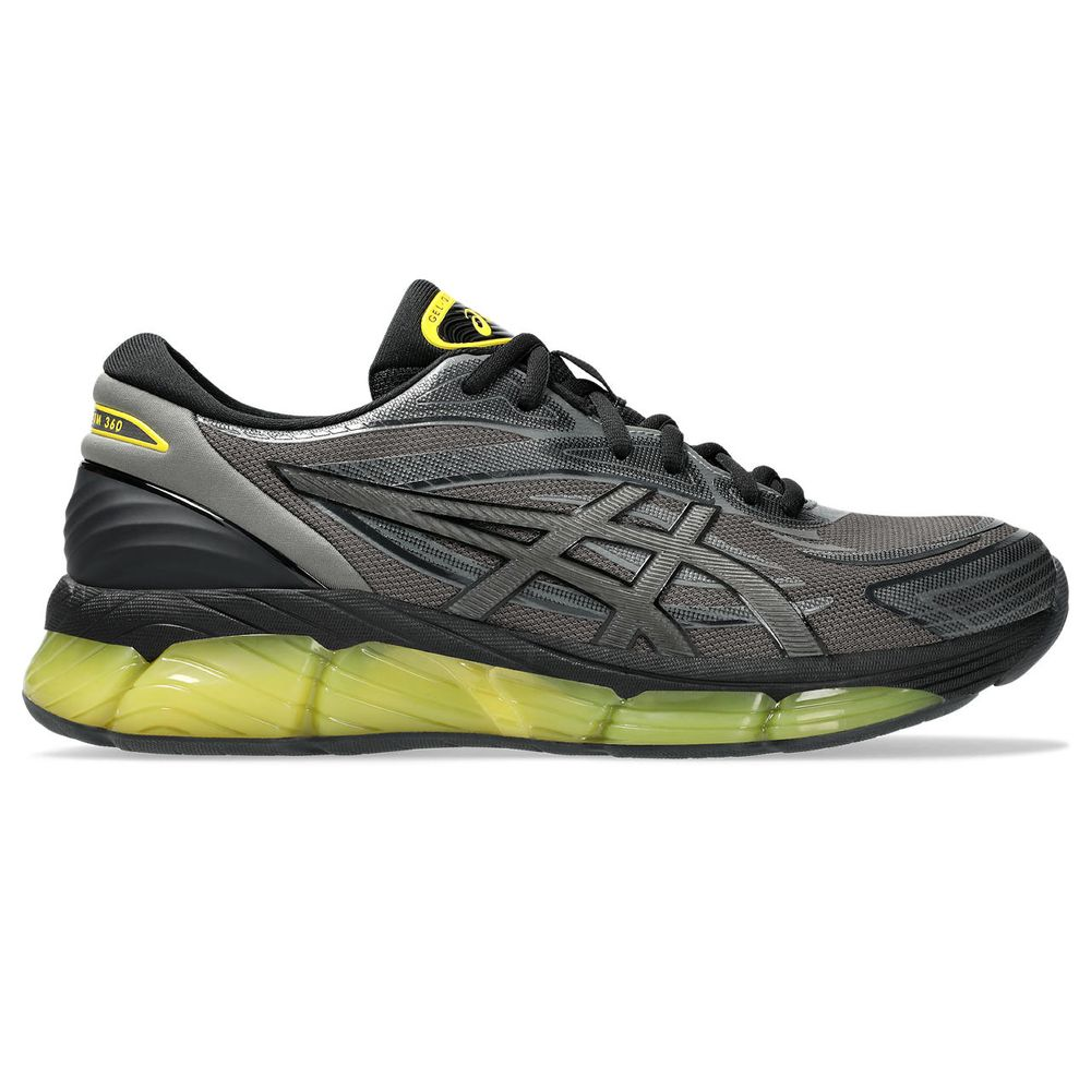 Tênis ASICS GEL-Quantum 360 VIII - Masculino - Cinza com Preto e Amarelo