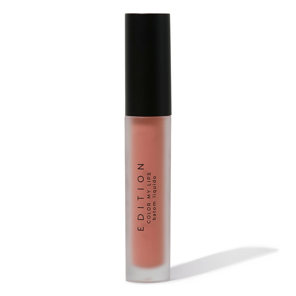 Batom líquido nude matte color my lips naked océane edition 4g