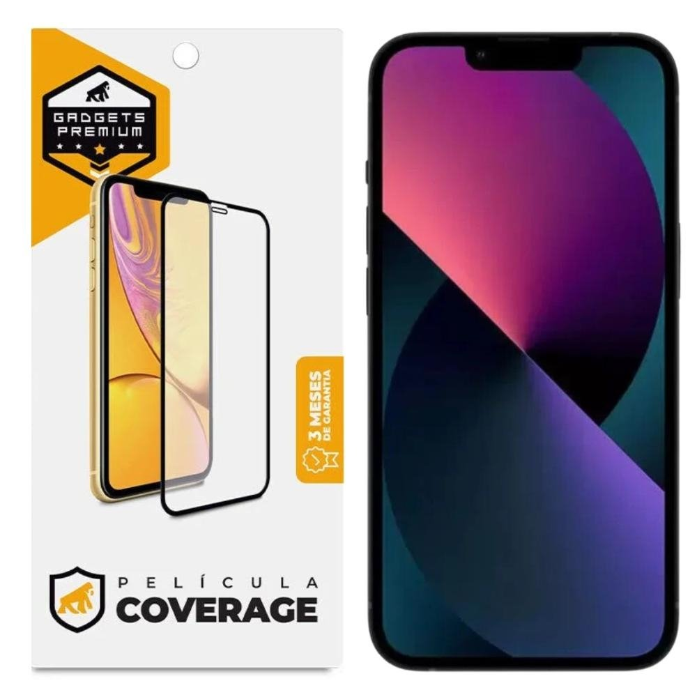 Pelicula para iPhone 13 Pro - Coverage 5D Pro Preta - Gshield