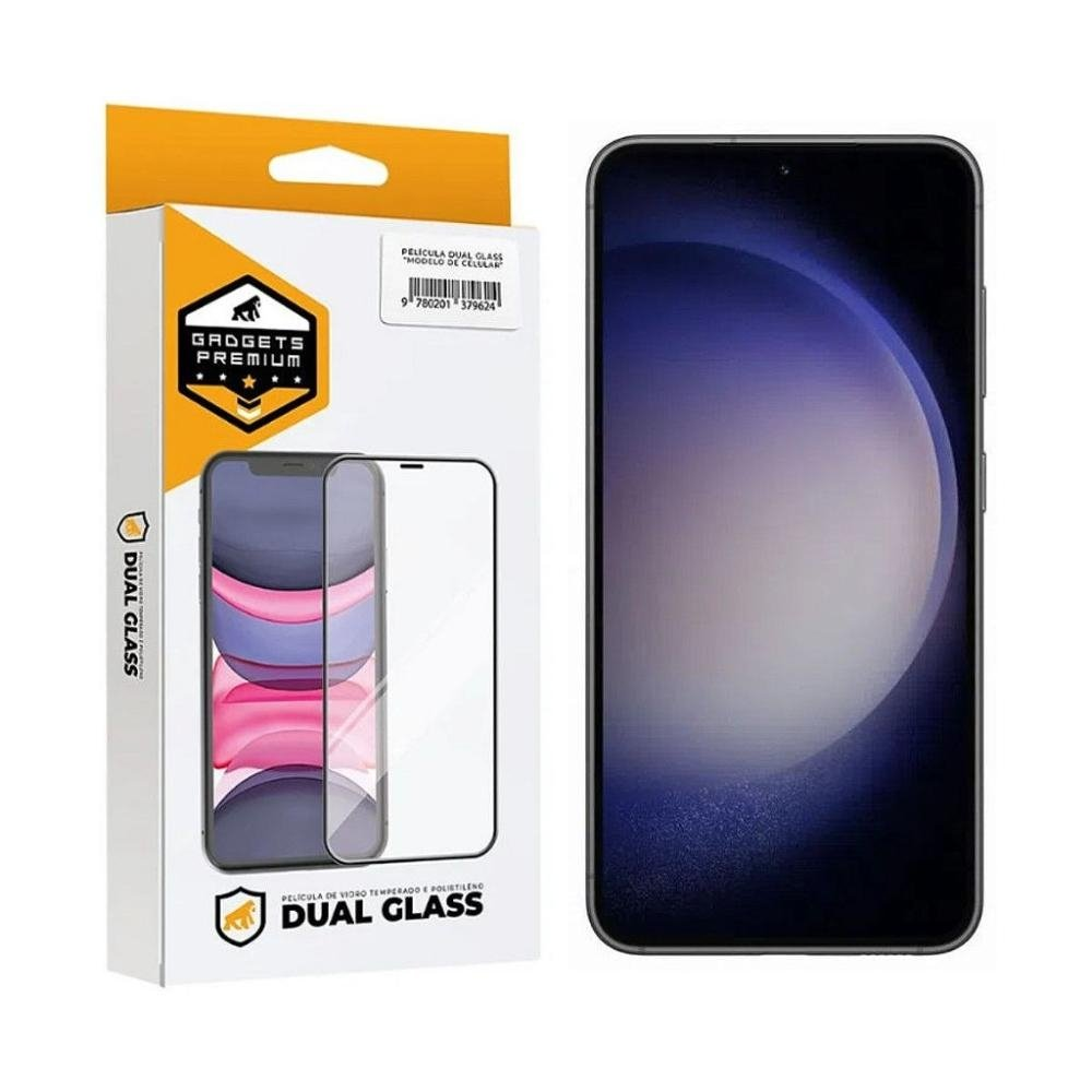 Pelicula para Galaxy S23 Plus - Dual Glass Preta - Gshield