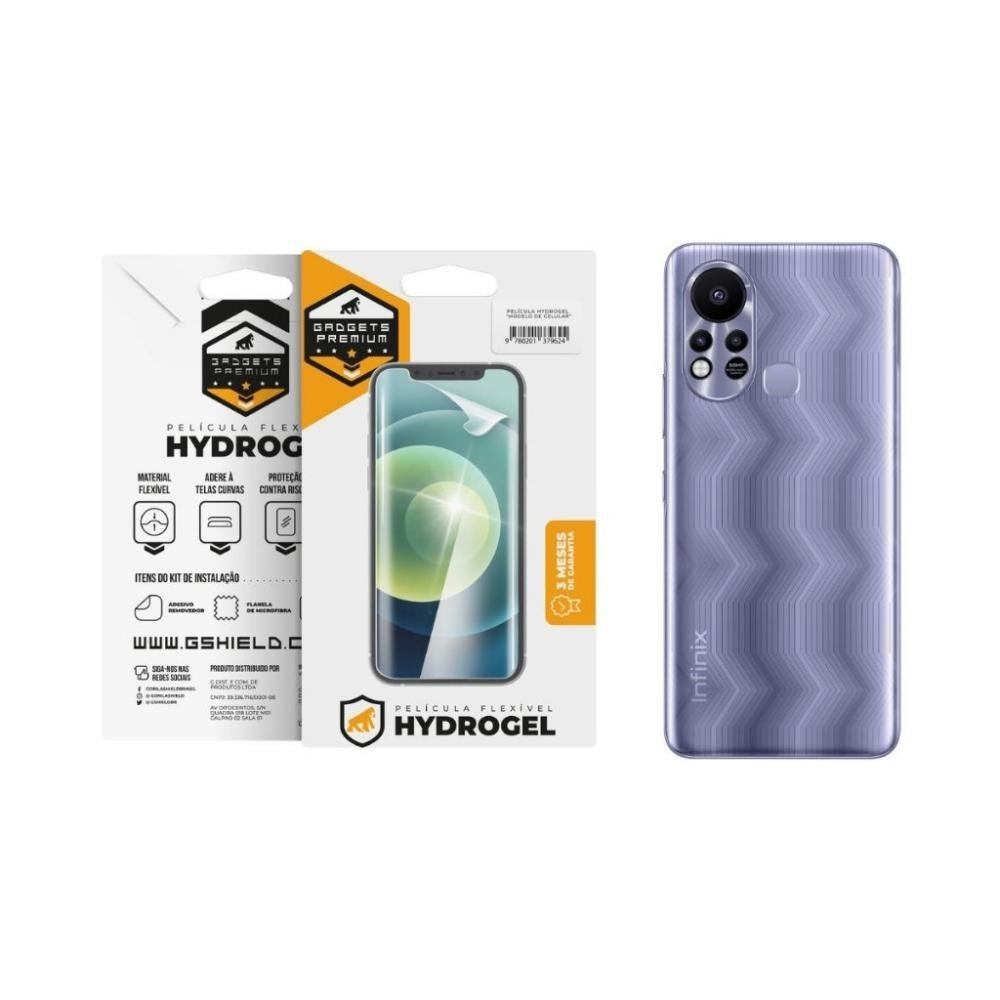 Pelicula para Infinix Hot 11S - Traseira Hydrogel HD- Gshield