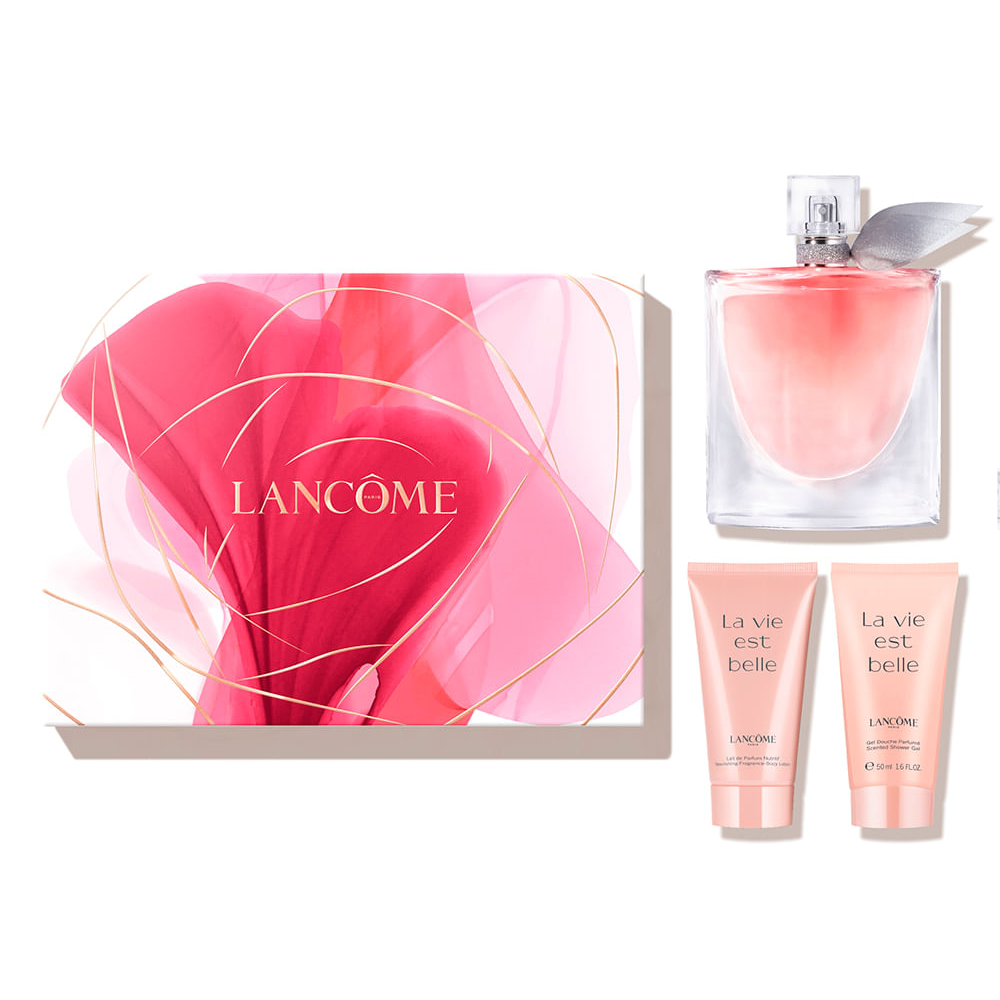 Kit lancôme la vie est belle edp 100ml body lotion 50ml shower gel 50ml