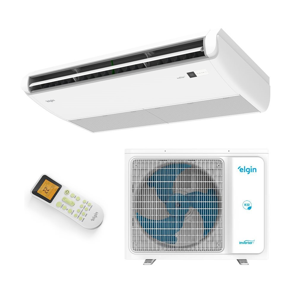 Ar Condicionado Split Piso Teto Inverter Plus R-32 Elgin 24000 Btus Frio 220V Monofasico 4