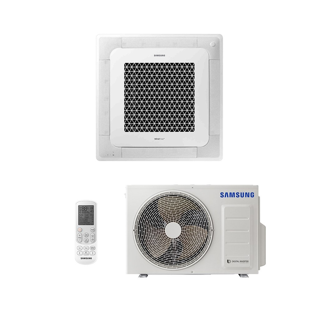 Ar Condicionado Split Cassete 4 Via Inverter Samsung Windfree R-32 24000 Btus Quente/frio