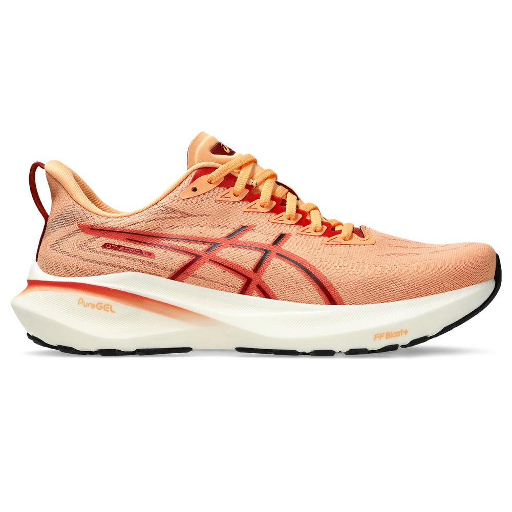 Tênis ASICS GT-2000 13 - Masculino - Laranja com Creme