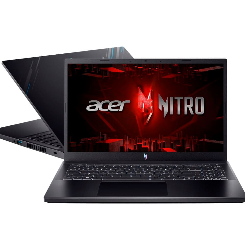 Notebook Gamer Acer Nitro V15 Intel Core i5 13ª Geração, 8GB RAM, 512GB SSD, 15.6", Full HD 144Hz, Windows 11, NVIDIA GeForce RTX3050 - ANV15-51-58AZ