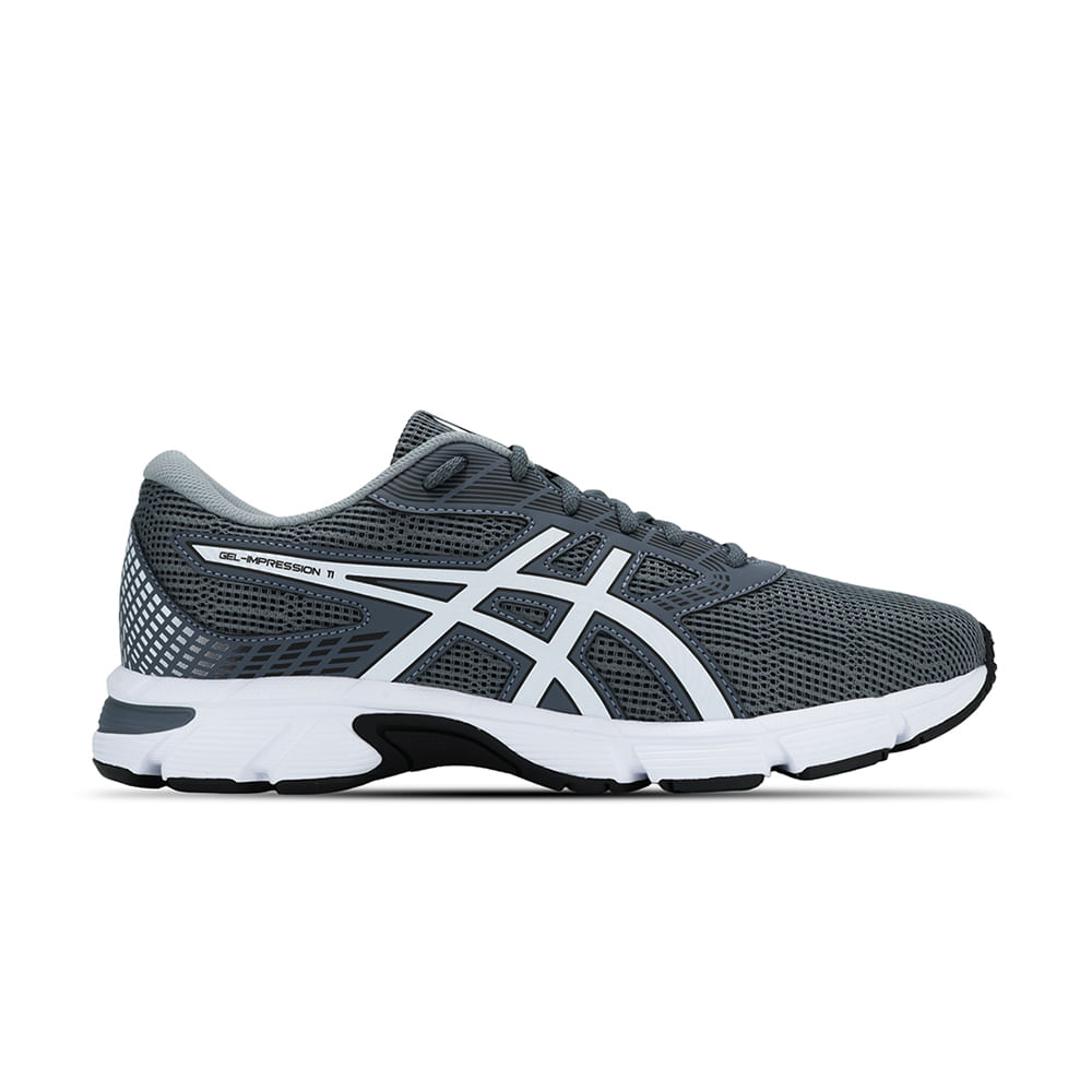 Tênis ASICS GEL-Impression 11 - Masculino - Cinza/Preto