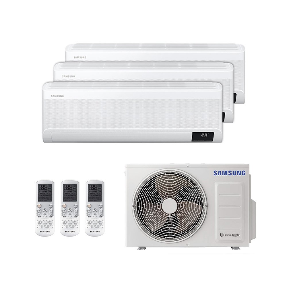 Ar Condicionado Multi Inverter Windfree Samsung 24000 Btus (2x Evap 9000 e 1 Evap 12000)