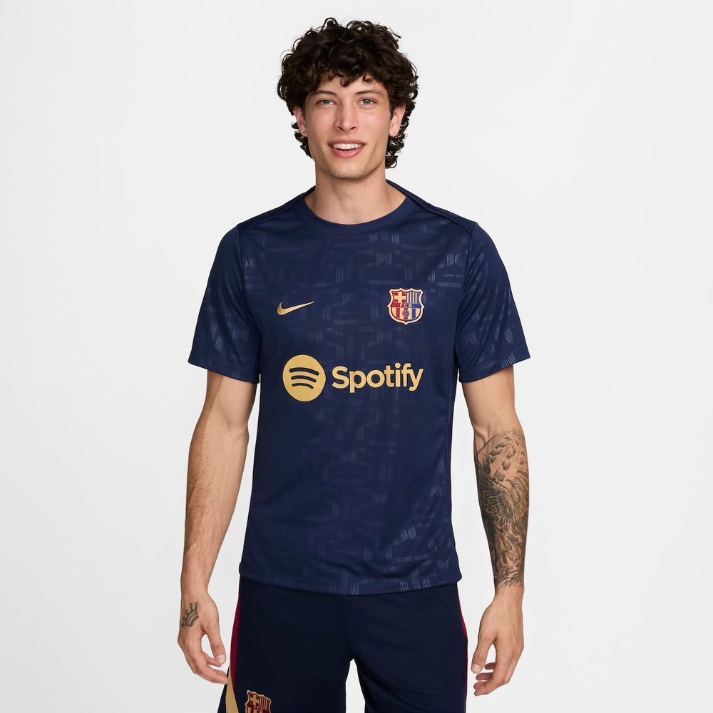 Camiseta Nike Barcelona Academy Pro Masculina Pre Match