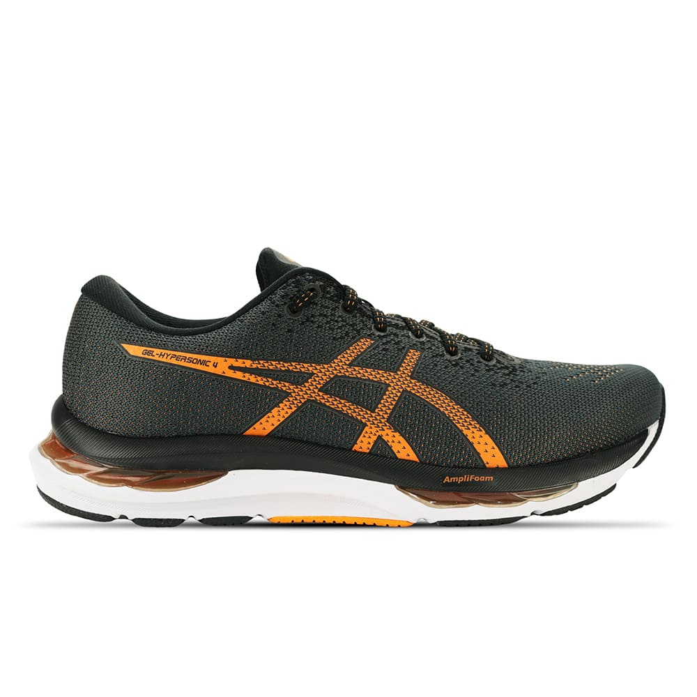 Tênis ASICS GEL-Hypersonic 4 - Masculino - Cinza com Laranja