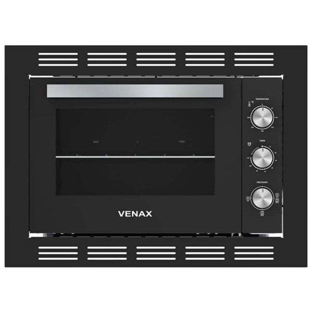 Forno Embutir Elétrico 45L Grand Gourmet - Preto Fosco - Venax - 110V