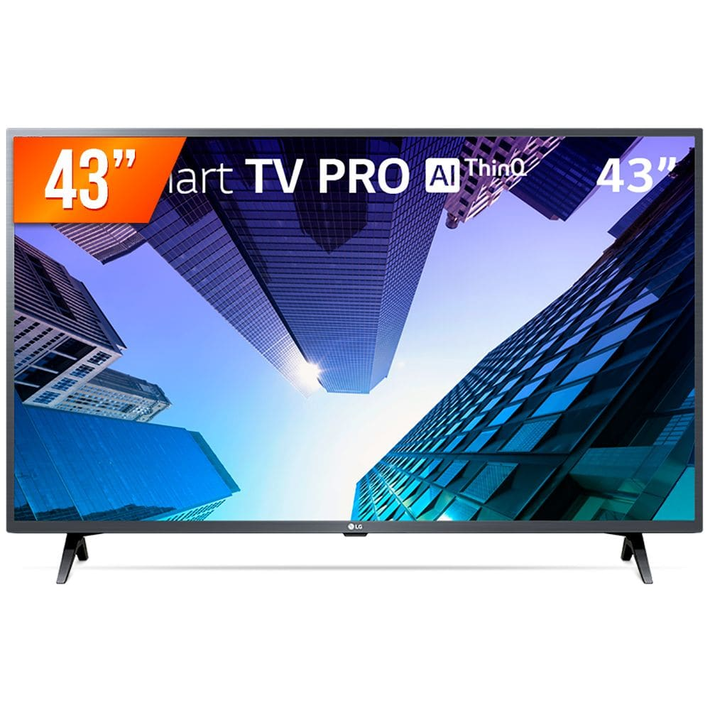 Smart Tv Led Pro 43`` - Full Hd Lg 43Lm631C0Sb.Bwz 3 Hdmi 2 Usb Wi-Fi Conversor Digital - Bivolt