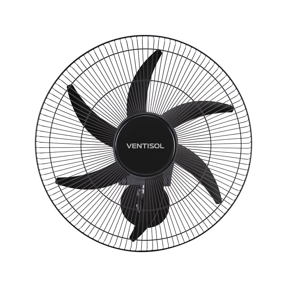 Ventilador de parede Ventisol Turbo 6 Steel Osc, 6 pás, 50cm, 200w