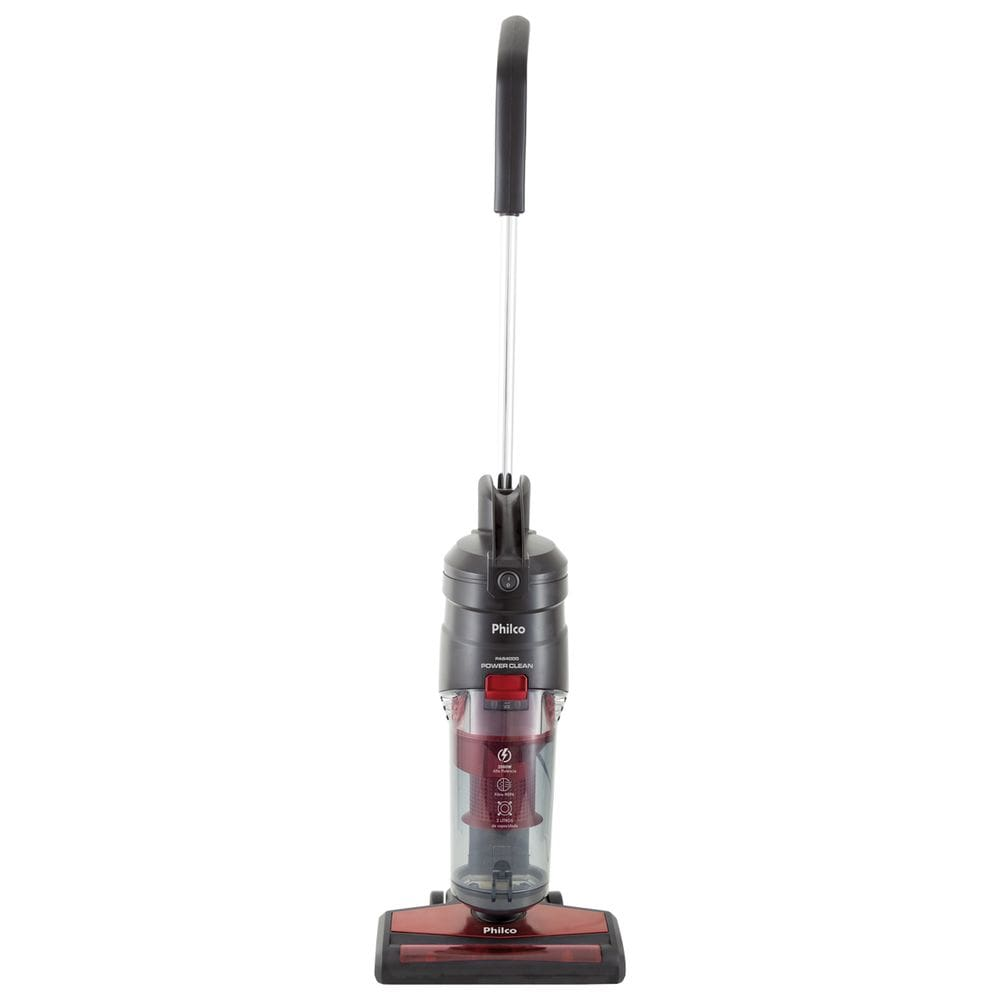 Aspirador de Pó Vertical Philco Power Clean PAS4000V 2000W Preto/Vermelho - 110V