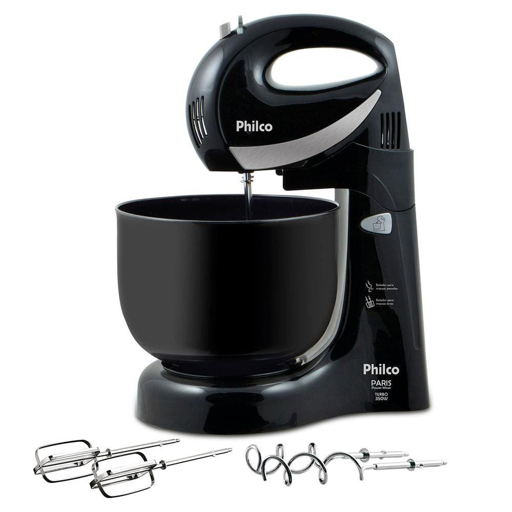 Batedeira Britânia Paris Power Mixer Turbo Portátil 350W 127V - 110V