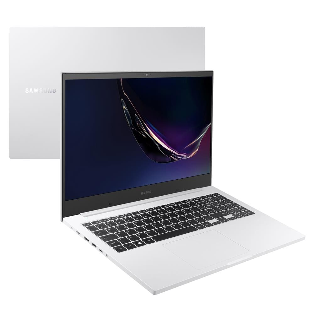 Notebook Samsung Book E20 Intel Dual-Core 4GB 500GB 15.6'' Windows 10 Home NP550XCJ-KO2BR Branco