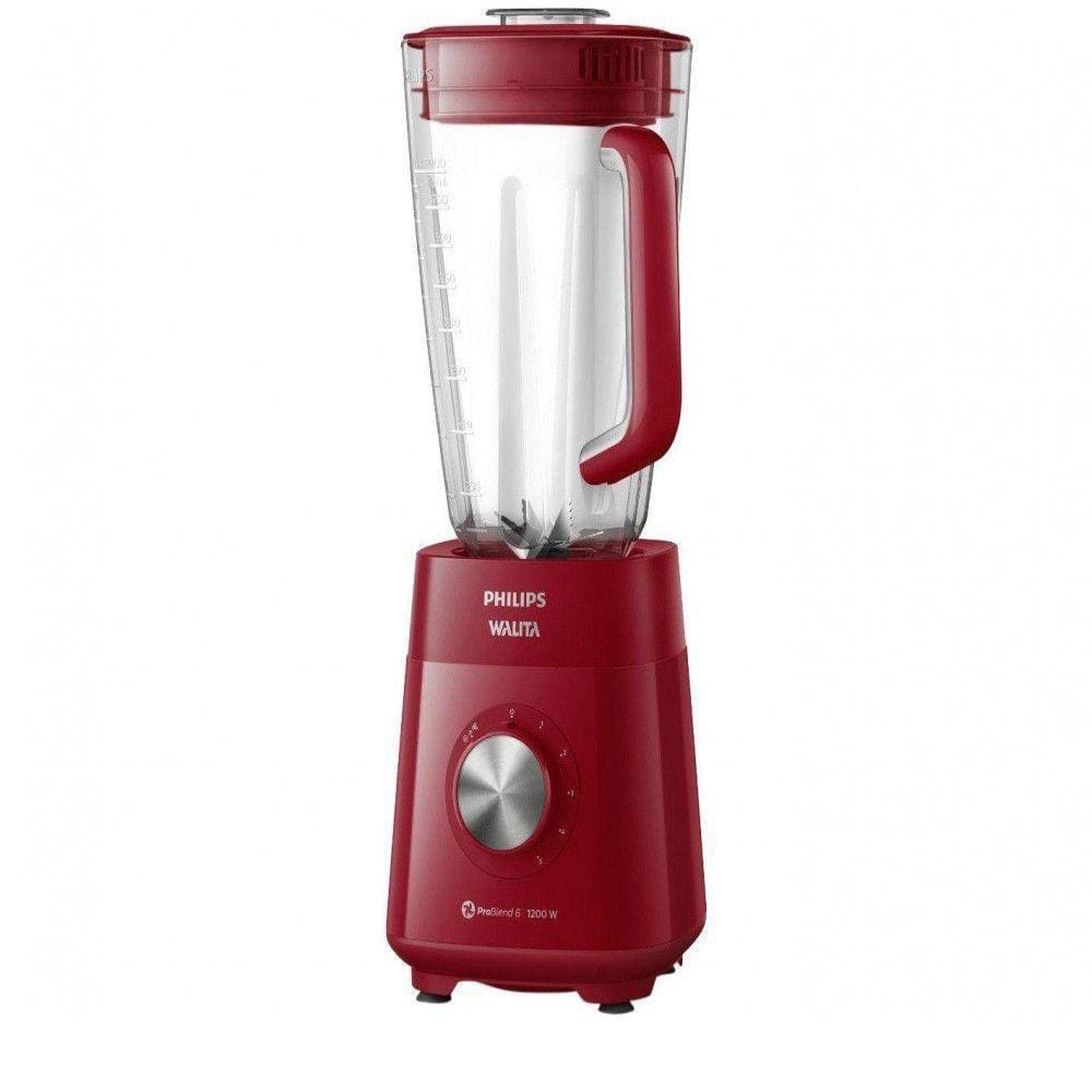 Liquidificador Daily 1200w 3L Philips Walita Vermelho 127v - 110V